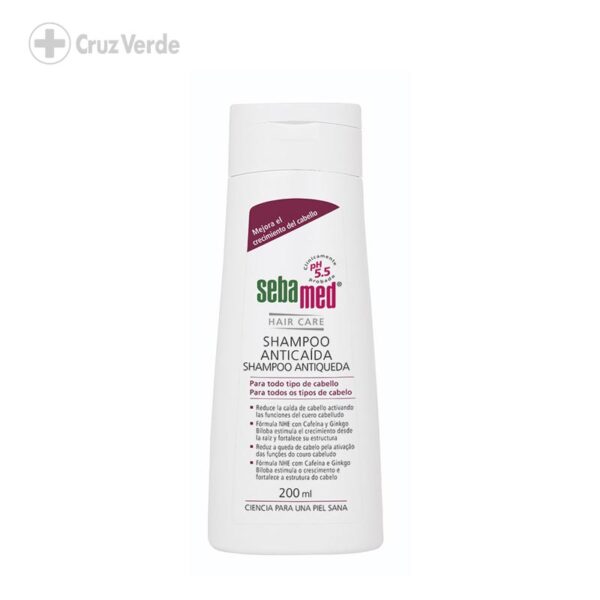 Sebamed Ph5.5 Todo Tipo De Cabello 200ml Shampoo Anticaida