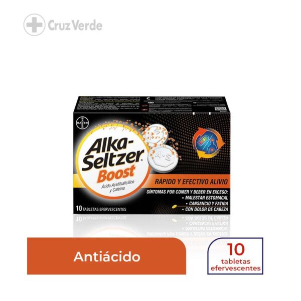 Alka Seltzer Extreme Boost 10 Tableta Efervescente