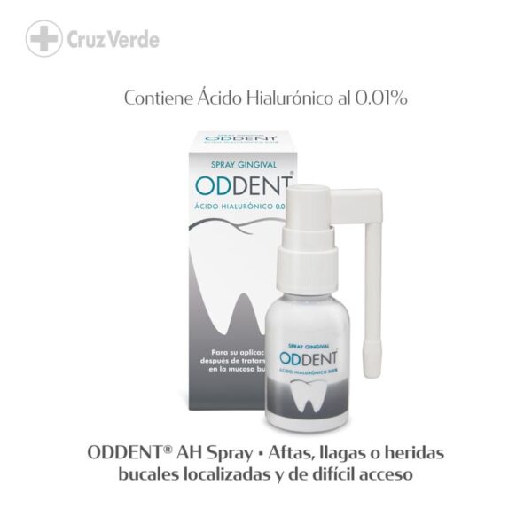 Oddent Gingival Acido Hialuronico 0.01% Aftas 20ml Solucion Bucal Spray