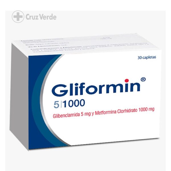 Gliformin 5mg/1000mg 30 Caplet