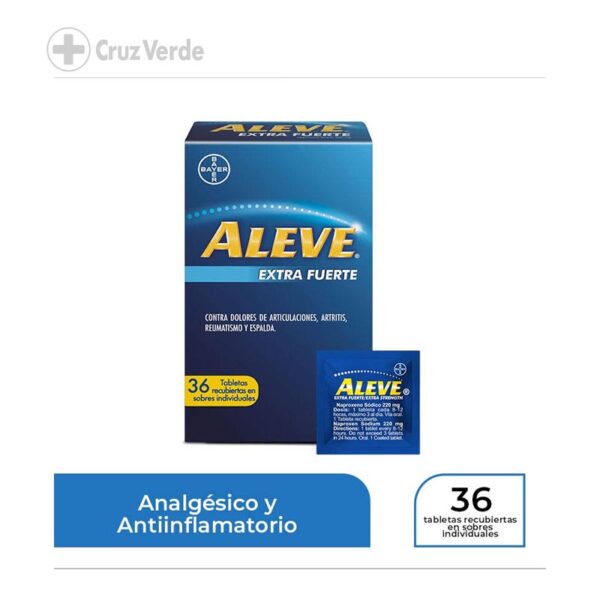 Aleve Extra Fuerte 220mg 36 Tableta (disp)