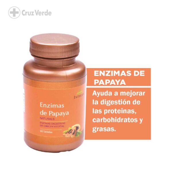 Enzimas De Papaya Integra 60 Tableta