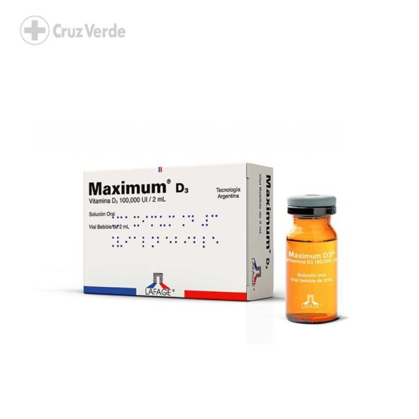 Maximum D3 100000ui 1 Vial Beb 2ml