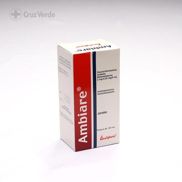 Ambiare 2mg/0.25mg/5ml 120ml Jarabe