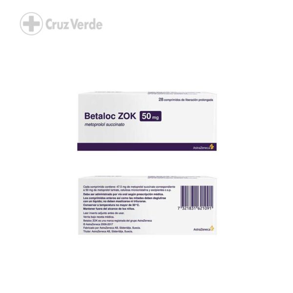 Betaloc Zoc 50mg 28 Tableta