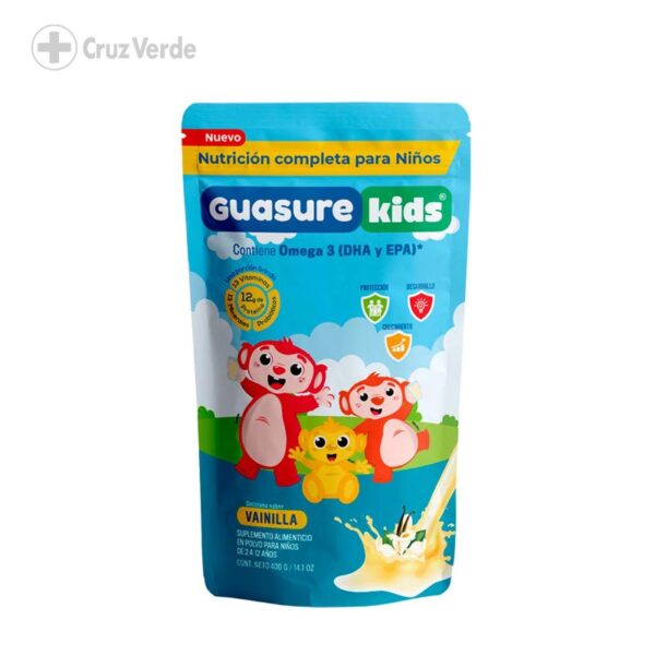 Guasure Kids Omega 3 Dha-epa Vainilla 400g Polvo